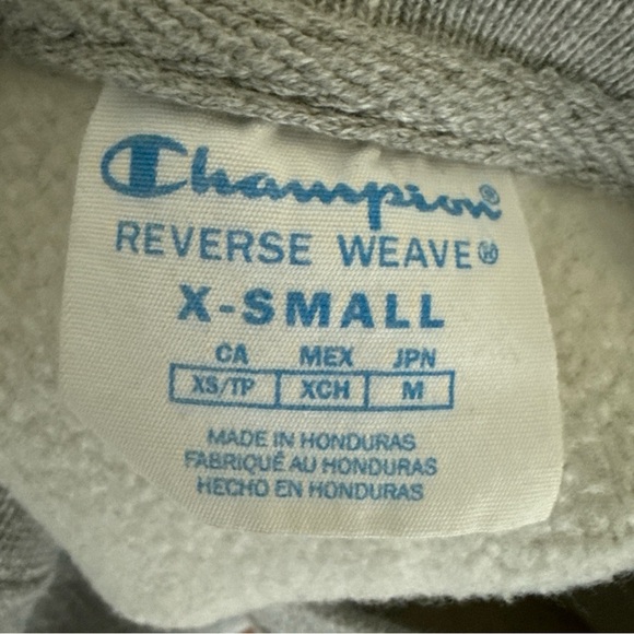 Vintage Champion Women’s Reverse Weave Logo Sweatshirt Size XS - Picture 6 of 10